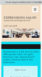 Mobile Screenshot of expressions-salon.com